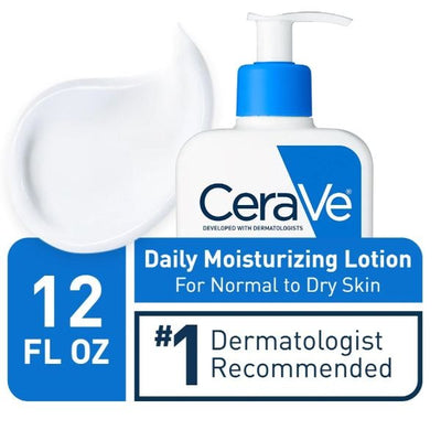 Cerave Daily Moisturizing Lotion 300ml Hydrating Lotion For All Skin Types With Long-Lasting Moisture And Lightweight Formula