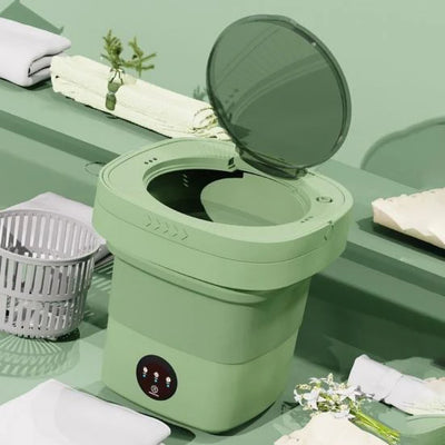 6.5L Portable Foldable Washing Machine Basket Random Color