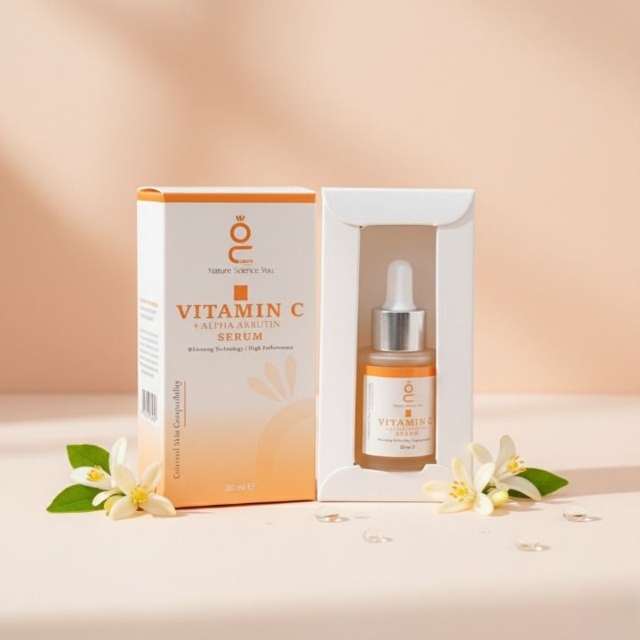 Vitamin C + Alpha Arbutin Serum 30ml | Brightening And Anti-Aging Face Serum | Reduces Dark Spots, Pigmentation, And Boosts Radiant, Even-Toned Skin