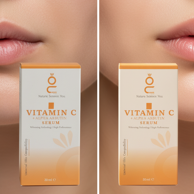 Vitamin C + Alpha Arbutin Serum 30ml | Brightening And Anti-Aging Face Serum | Reduces Dark Spots, Pigmentation, And Boosts Radiant, Even-Toned Skin